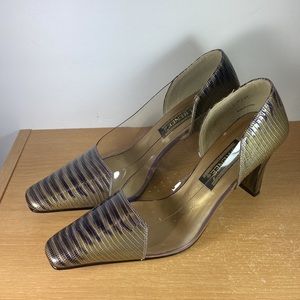 J. Renee Vinyl Leather Heels Women’s Size 8.5